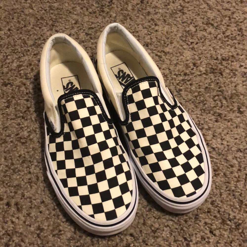 NWOT checkered vans!!